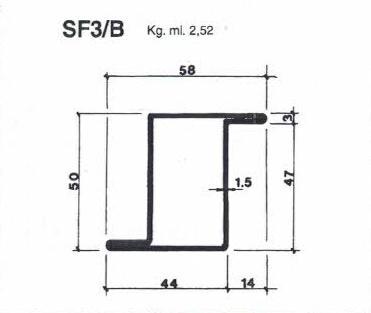 SERRAMENTO SF3/B E220+CR2S2 DECAPATO